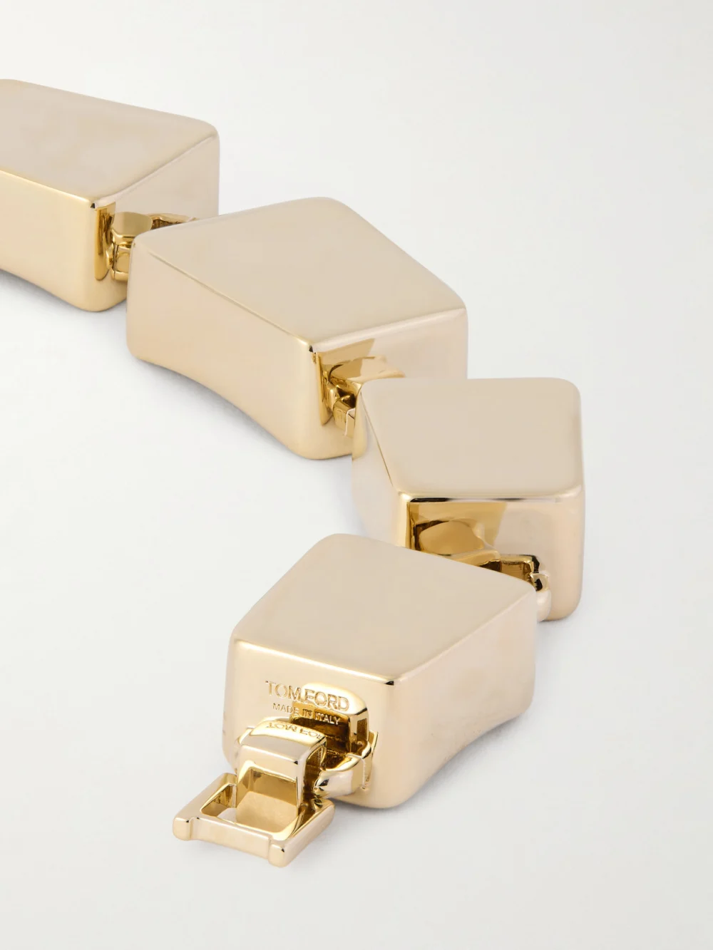Close-up detail of the Tom Ford Gold-tone Bracelet
