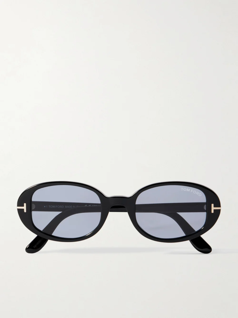 Tom Ford Iggy Oval-frame Acetate Sunglasses in black