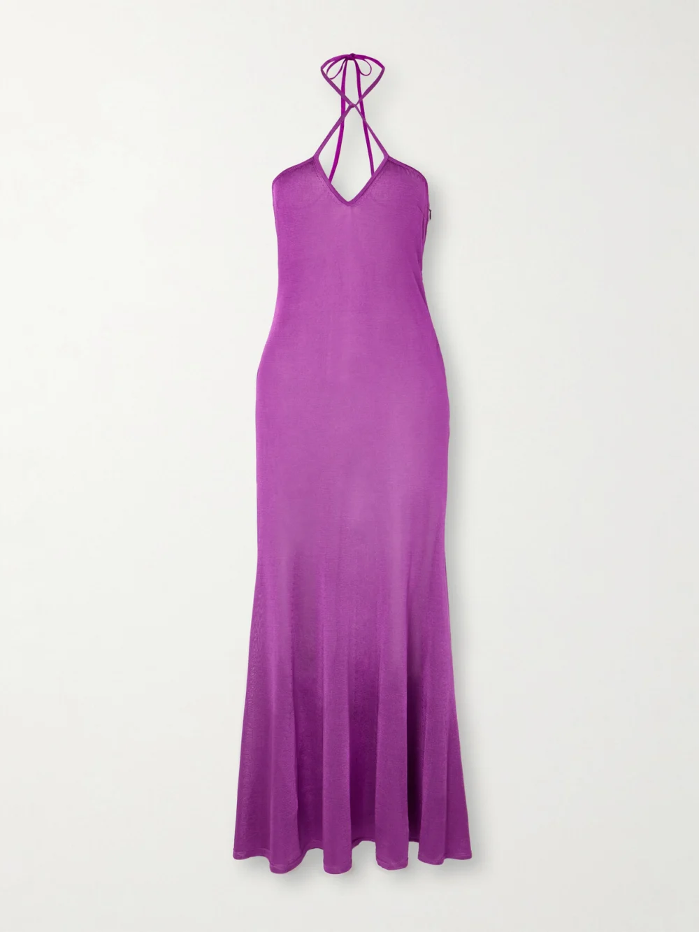Tom Ford Jersey Halterneck Maxi Dress in pink
