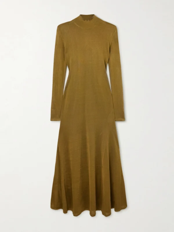 Tom Ford Jersey Turtleneck Gown
