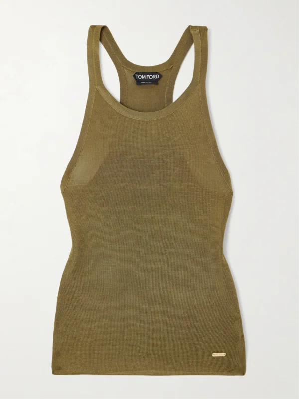 Tom Ford Knitted Silk Tank Top