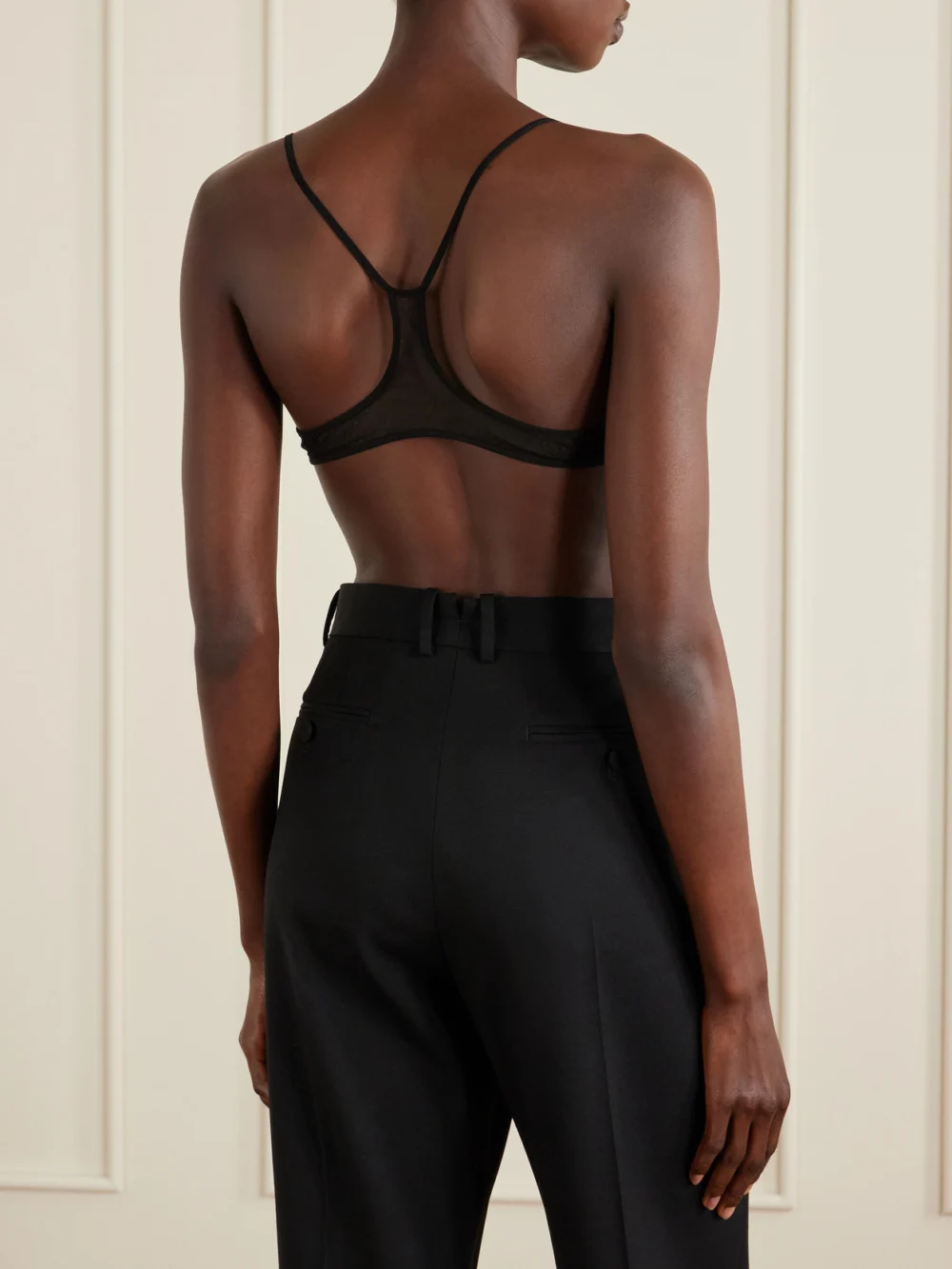 Back view of the Tom Ford Lace Bralette
