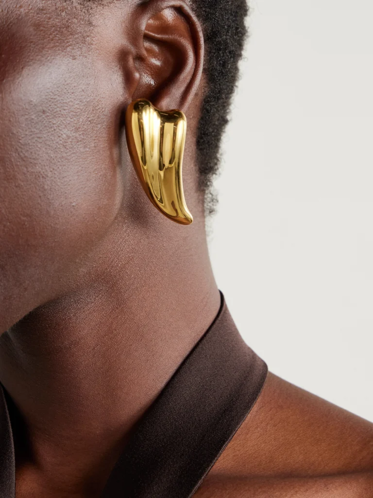 Tom Ford Liza Gold-tone Clip Earrings