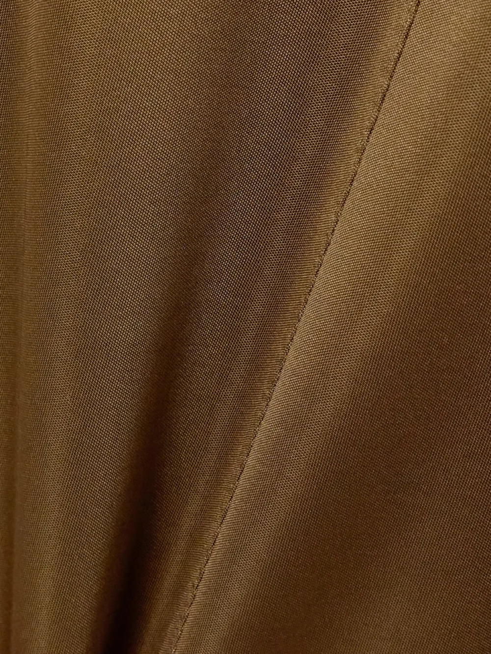 Close-up detail of the Tom Ford Metallic Satin Shirt