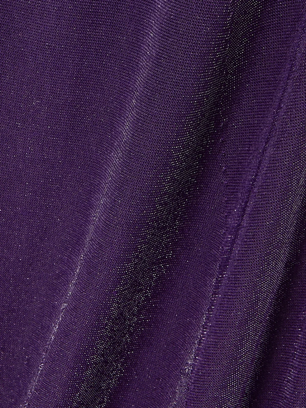Close-up detail of the Tom Ford Metallic Silk-blend Turtleneck Maxi Dress