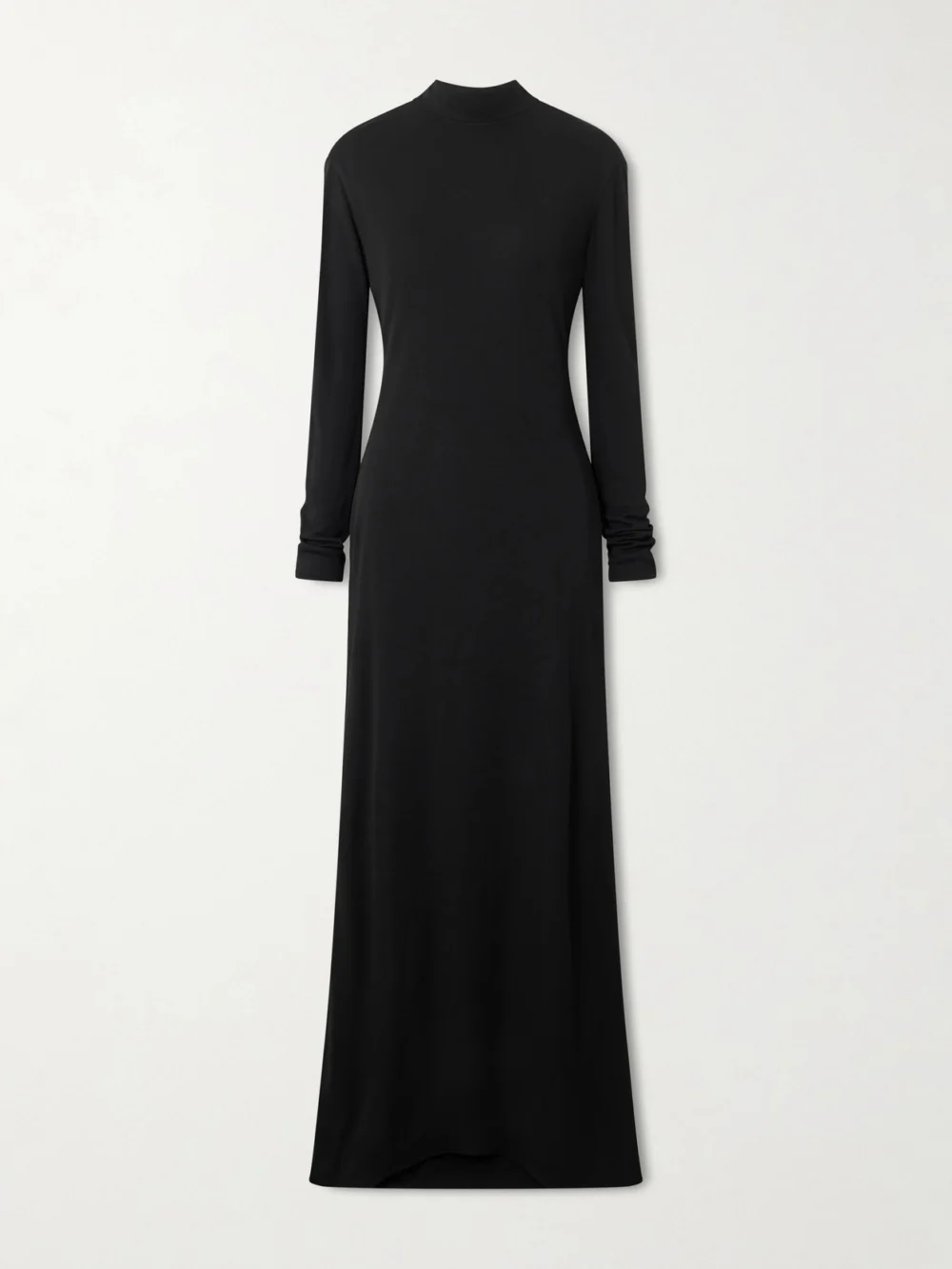 Tom Ford Open-back Crepe-jersey Gown in black