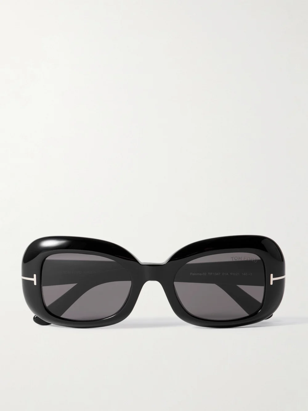 Tom Ford Paloma Square-frame Acetate Sunglasses in black