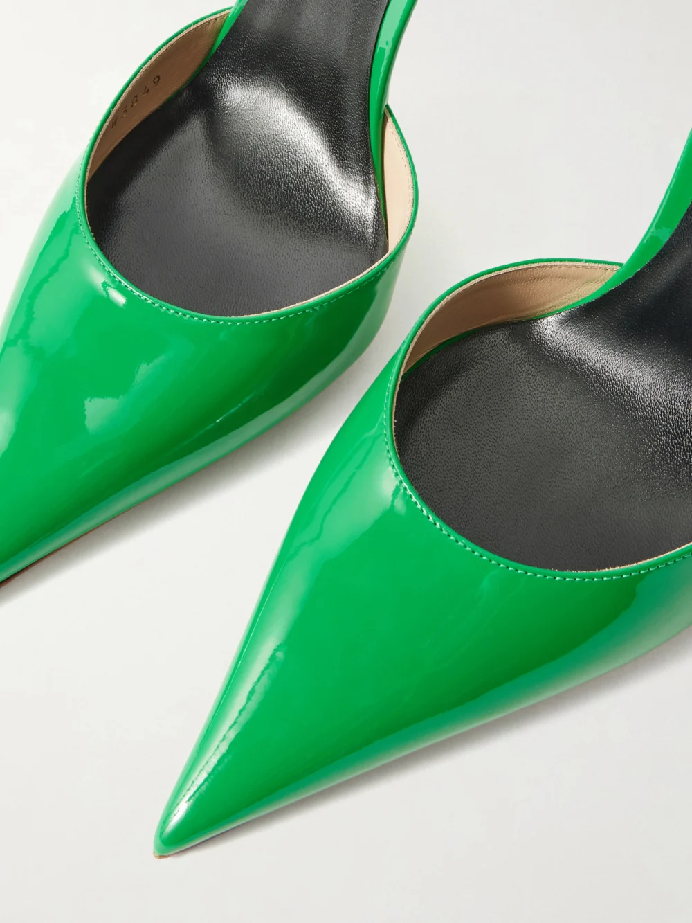 Close-up detail of the Tom Ford Patent-leather Pumps