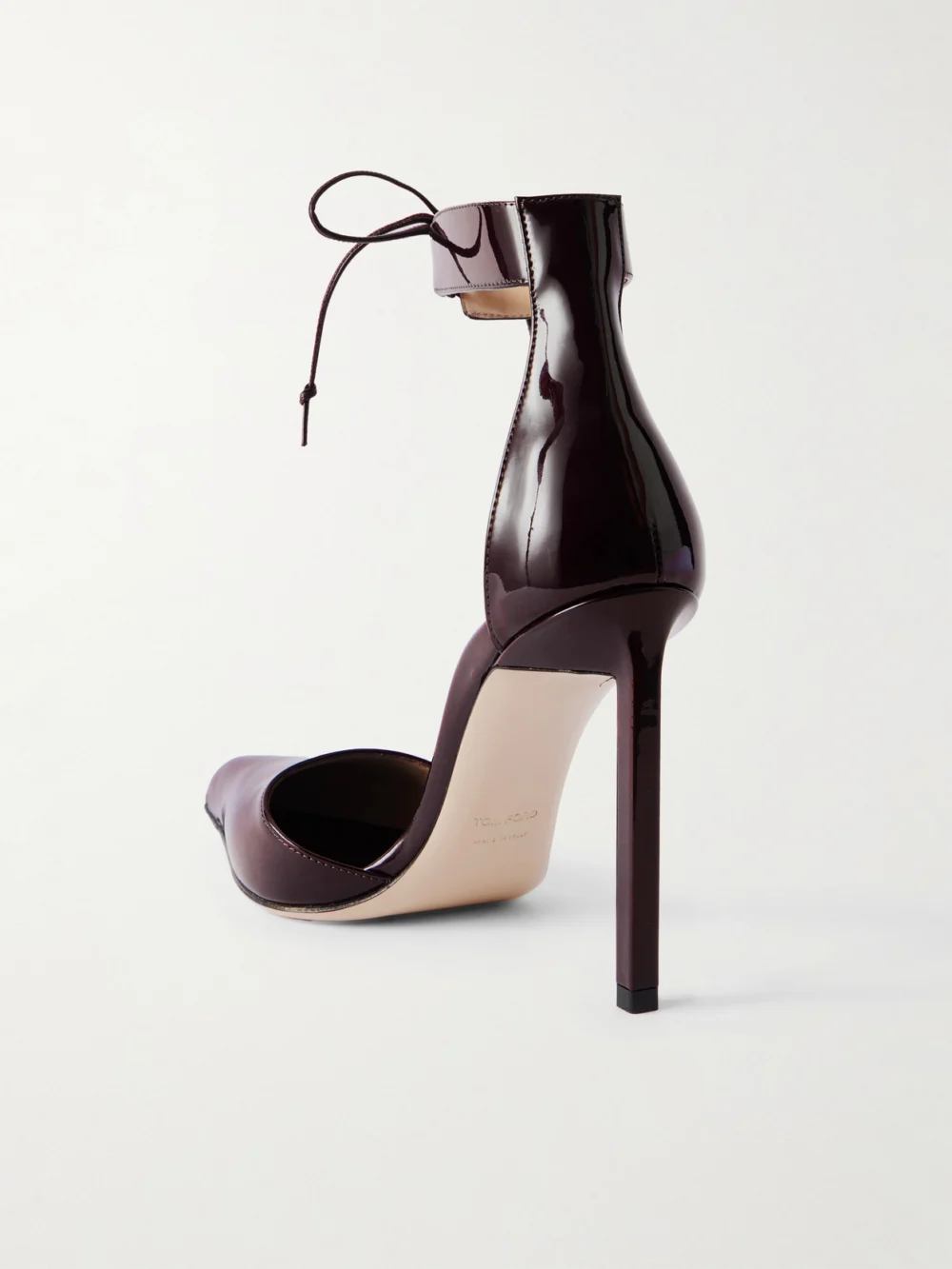 Back view of the Tom Ford Patent-leather Pumps