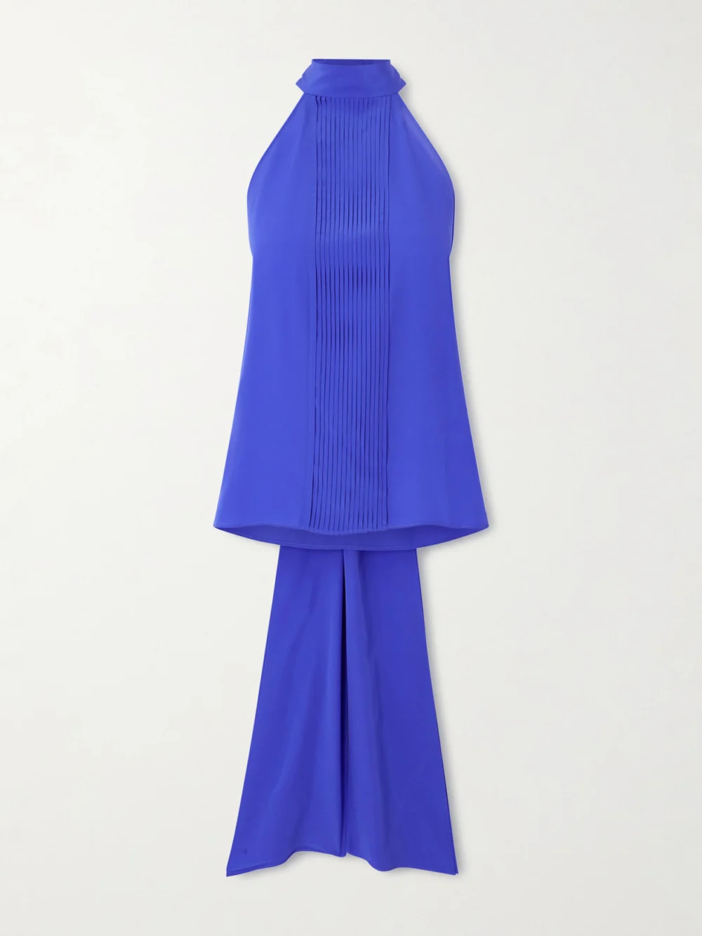 Tom Ford Pleated Silk-crepe De Chine Blouse in purple