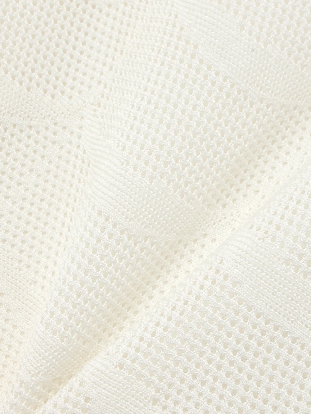 Close-up detail of the Tom Ford Pointelle-knit Cotton and Silk-blend Mini Dress