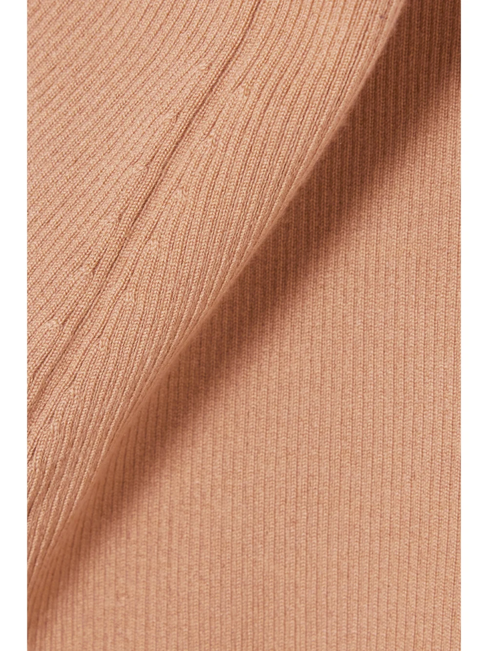 Close-up detail of the Tom Ford Ribbed Cashmere-blend Stirrup Leggings