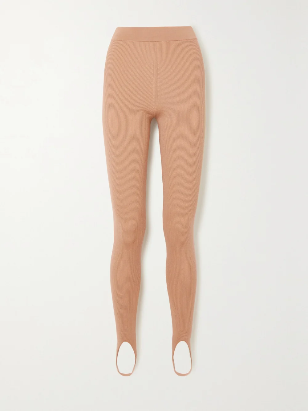 Tom Ford Ribbed Cashmere-blend Stirrup Leggings in beige