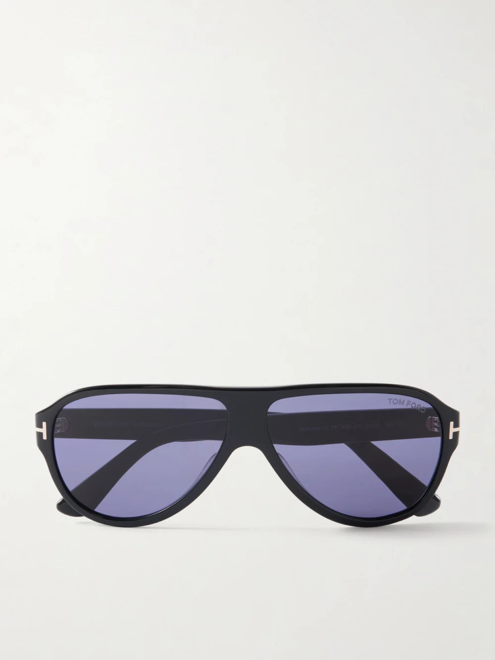 Tom Ford Samuele Aviator-style Acetate Sunglasses in black
