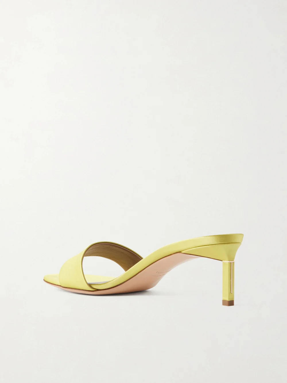 Back view of the Tom Ford Satin Mules