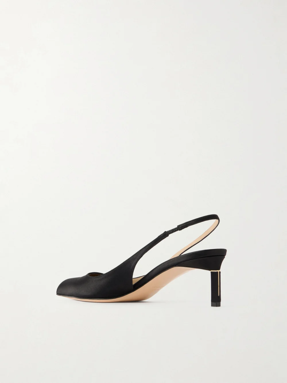 Back view of the Tom Ford Satin Slingback Pumps