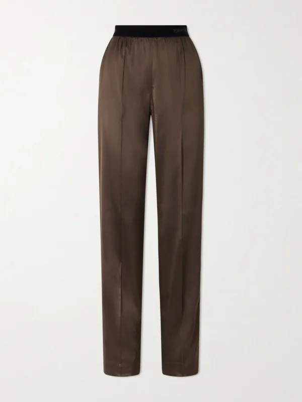 Tom Ford Silk-blend Satin Pants