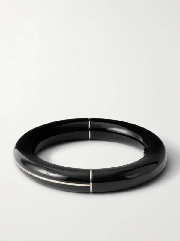 Tom Ford Silver-tone and Plexiglas® Bangle