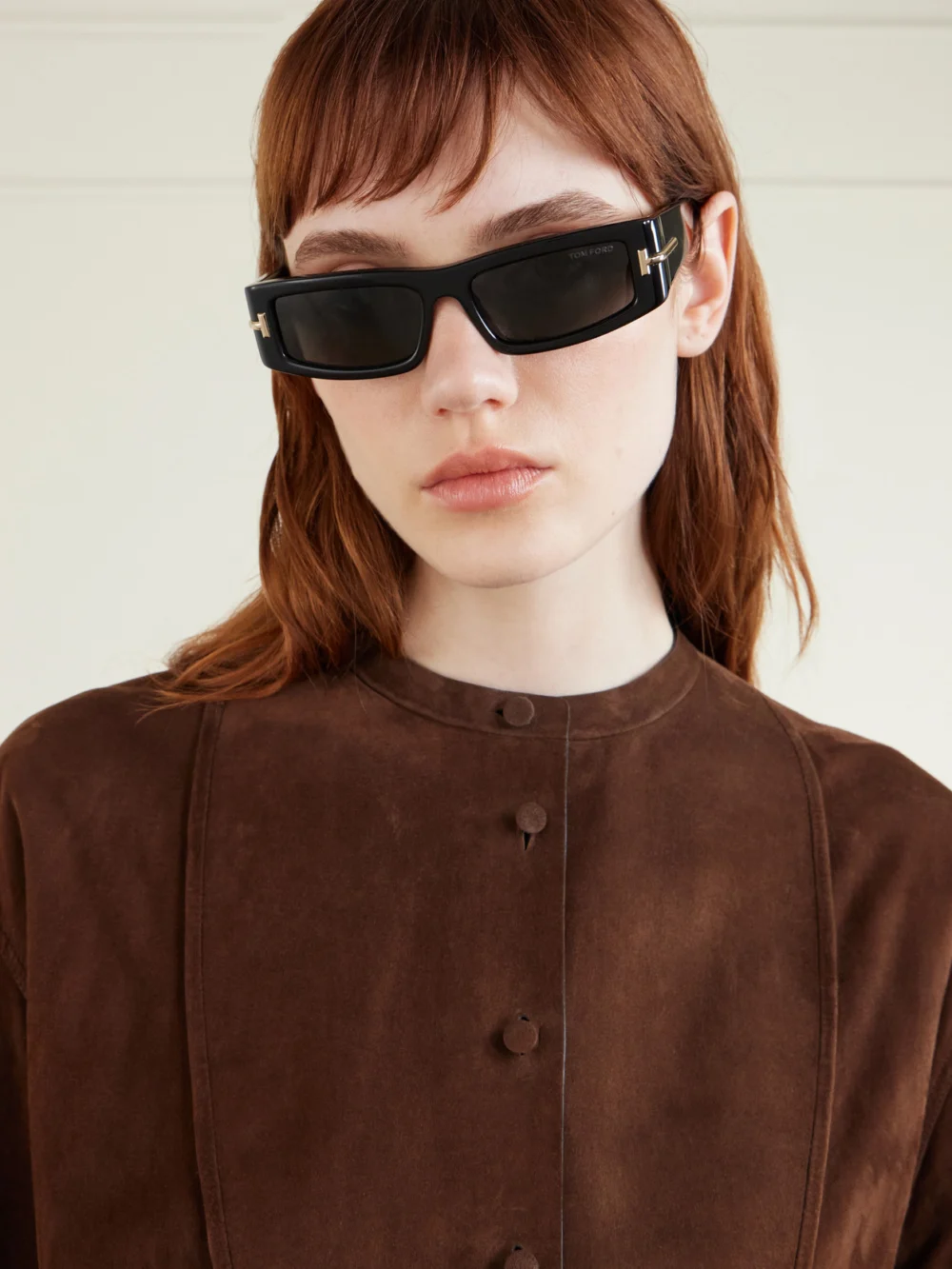 Tom Ford Square-frame Acetate Sunglasses, styled view