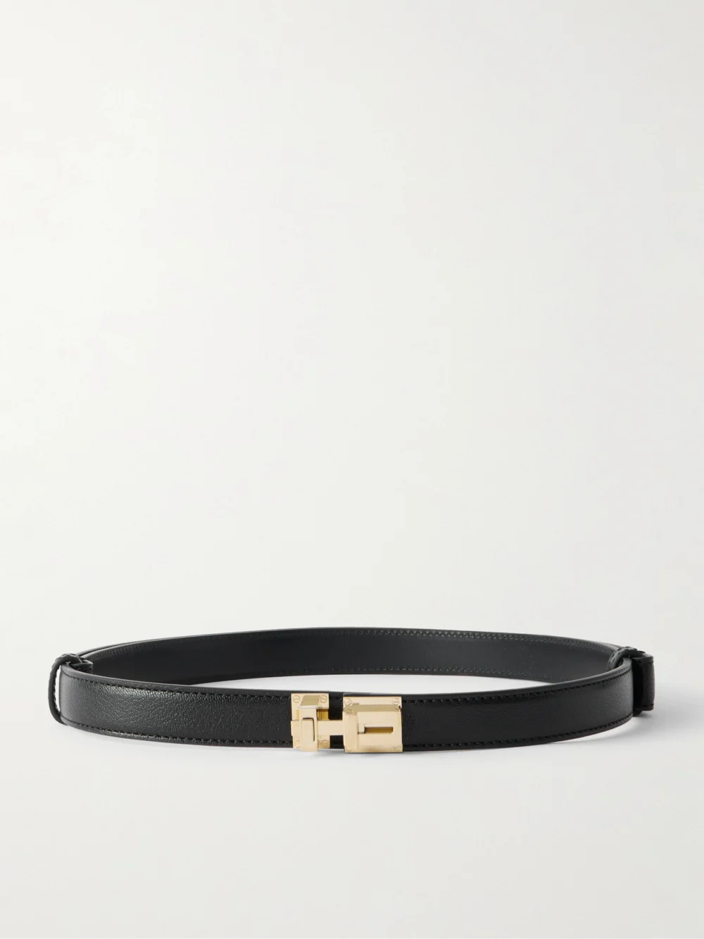 Tom Ford Textured-leather Belt in black