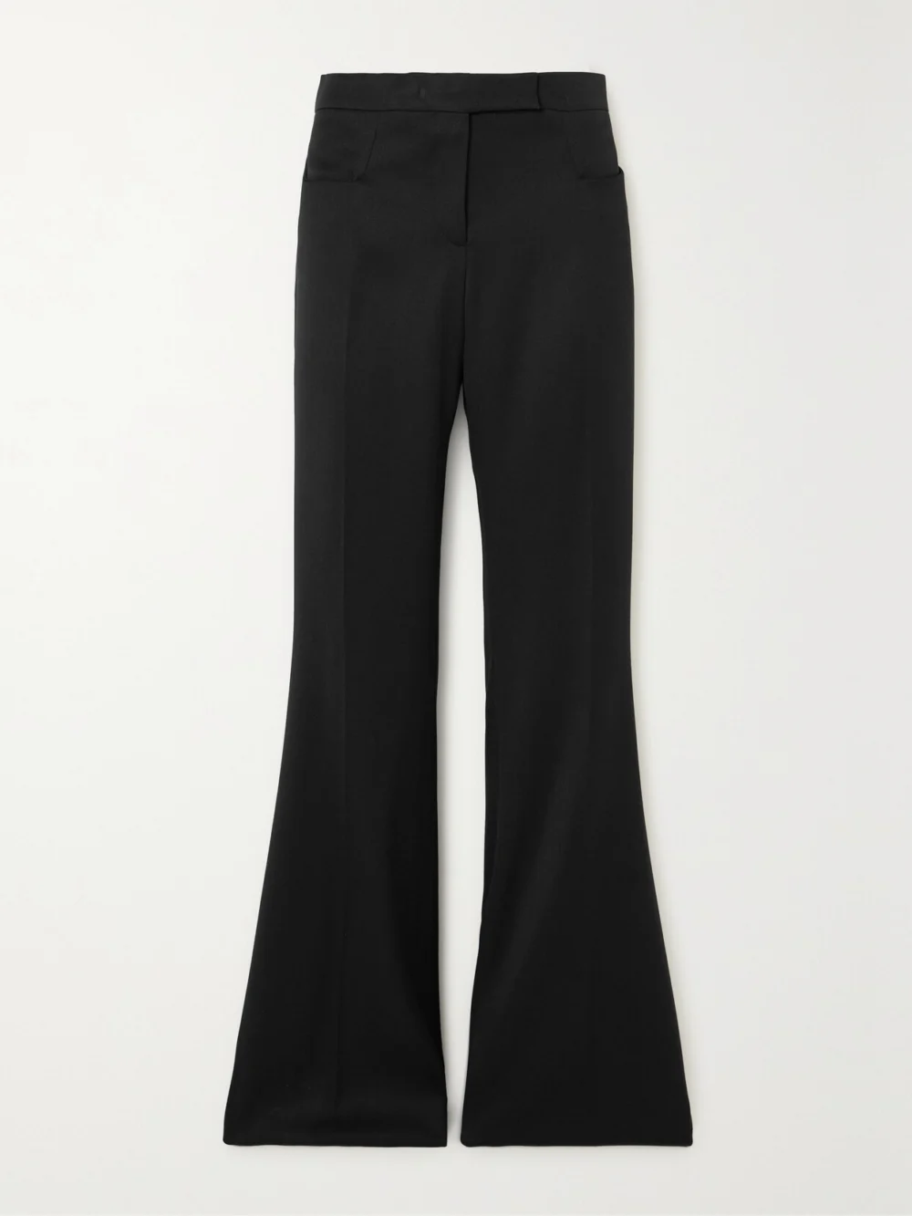 Tom Ford Wool Flared Pants in black