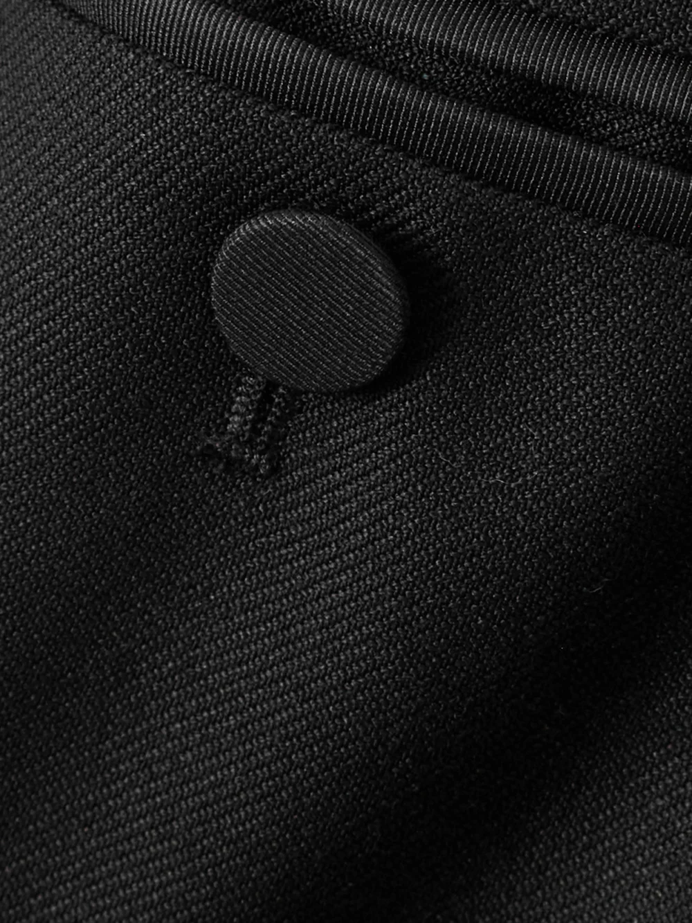 Close-up detail of the Tom Ford Wool, Mohair and Silk-blend Twill Pants