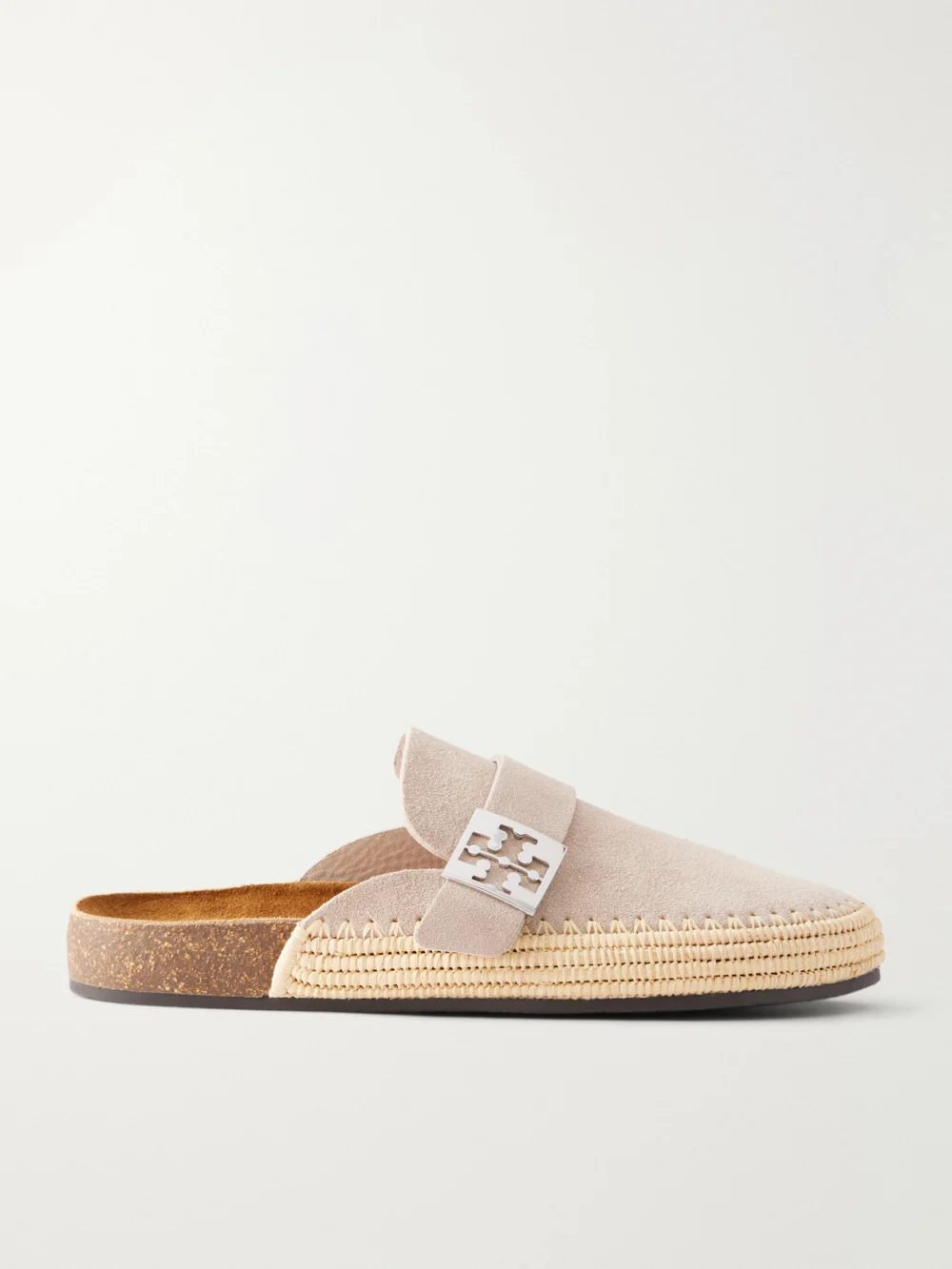 Tory Burch Mellow Suede Mules in brown