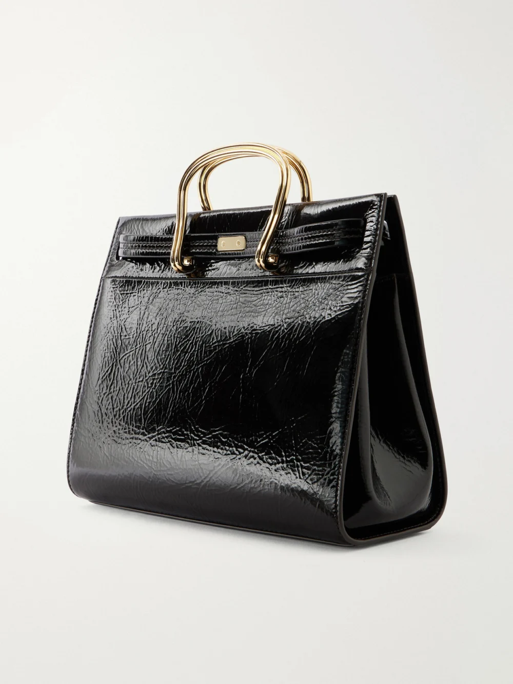 Back view of the Tory Burch Soft Lee Embellished Leather Tote
