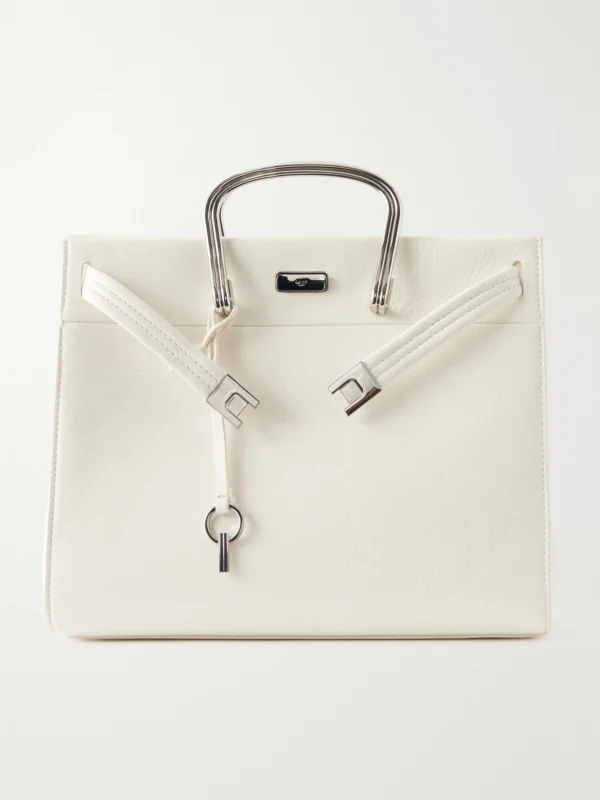 Tory Burch Soft Lee Embellished Leather Tote