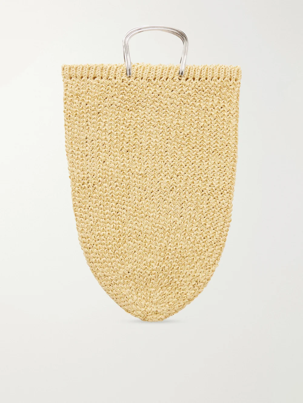 Tory Burch Woven Raffia Tote Bag in cream
