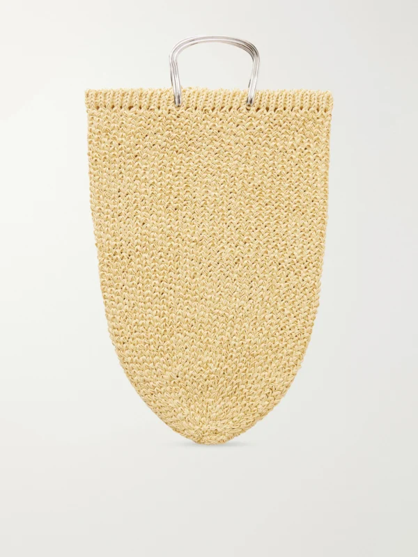 Tory Burch Woven Raffia Tote Bag