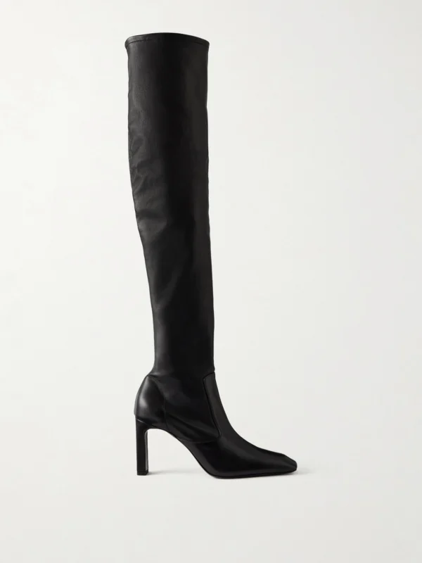 Totême 85 Leather Knee Boots