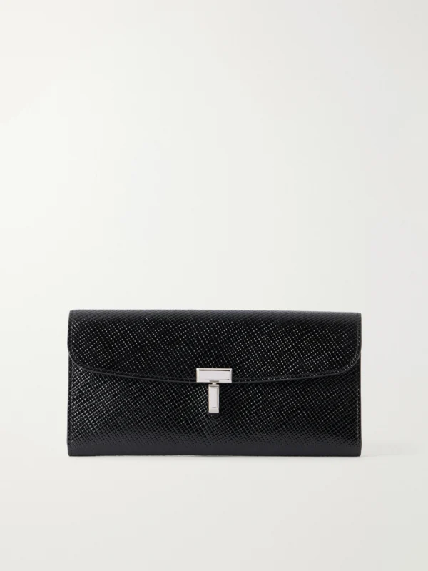 Totême T-lock Patent-leather Wallet