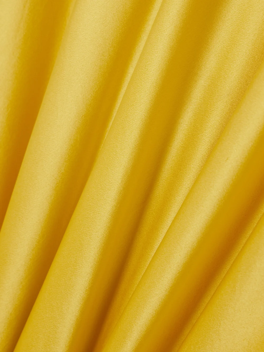 Close-up detail of the Tove Clover Silk-satin Midi Skirt