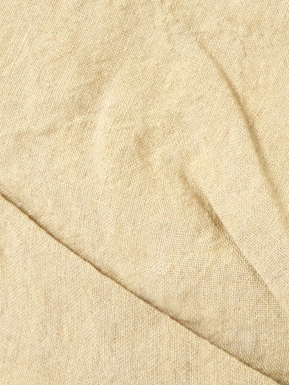 Close-up detail of the Tove Izel Linen Bandeau Top