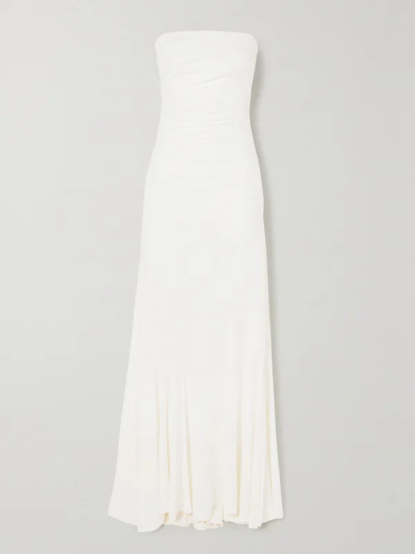 Tove Rayssa Strapless Stretch-jersey Maxi Dress