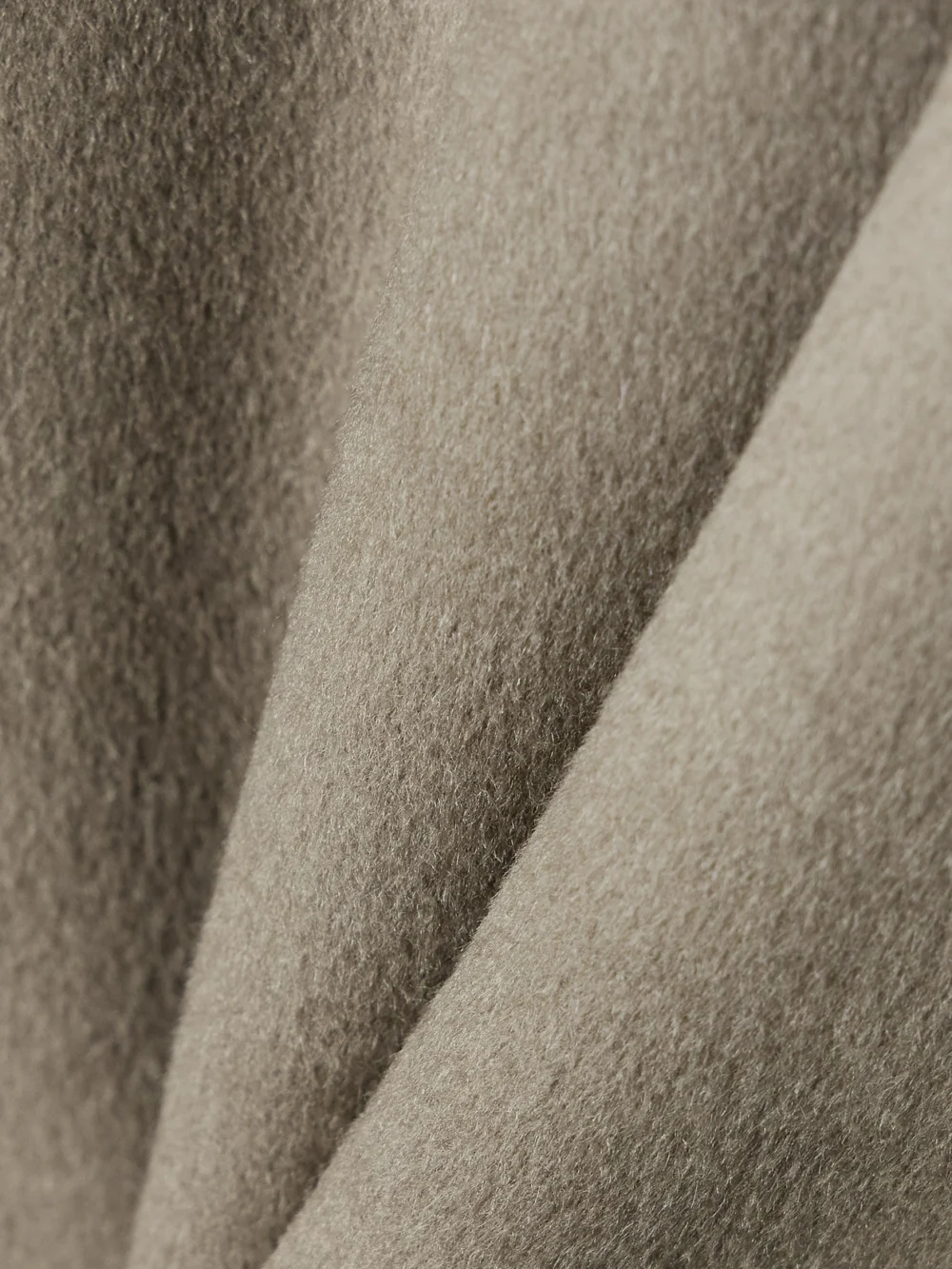 Close-up detail of the Tove Reine Paneled Wool-blend Felt Top
