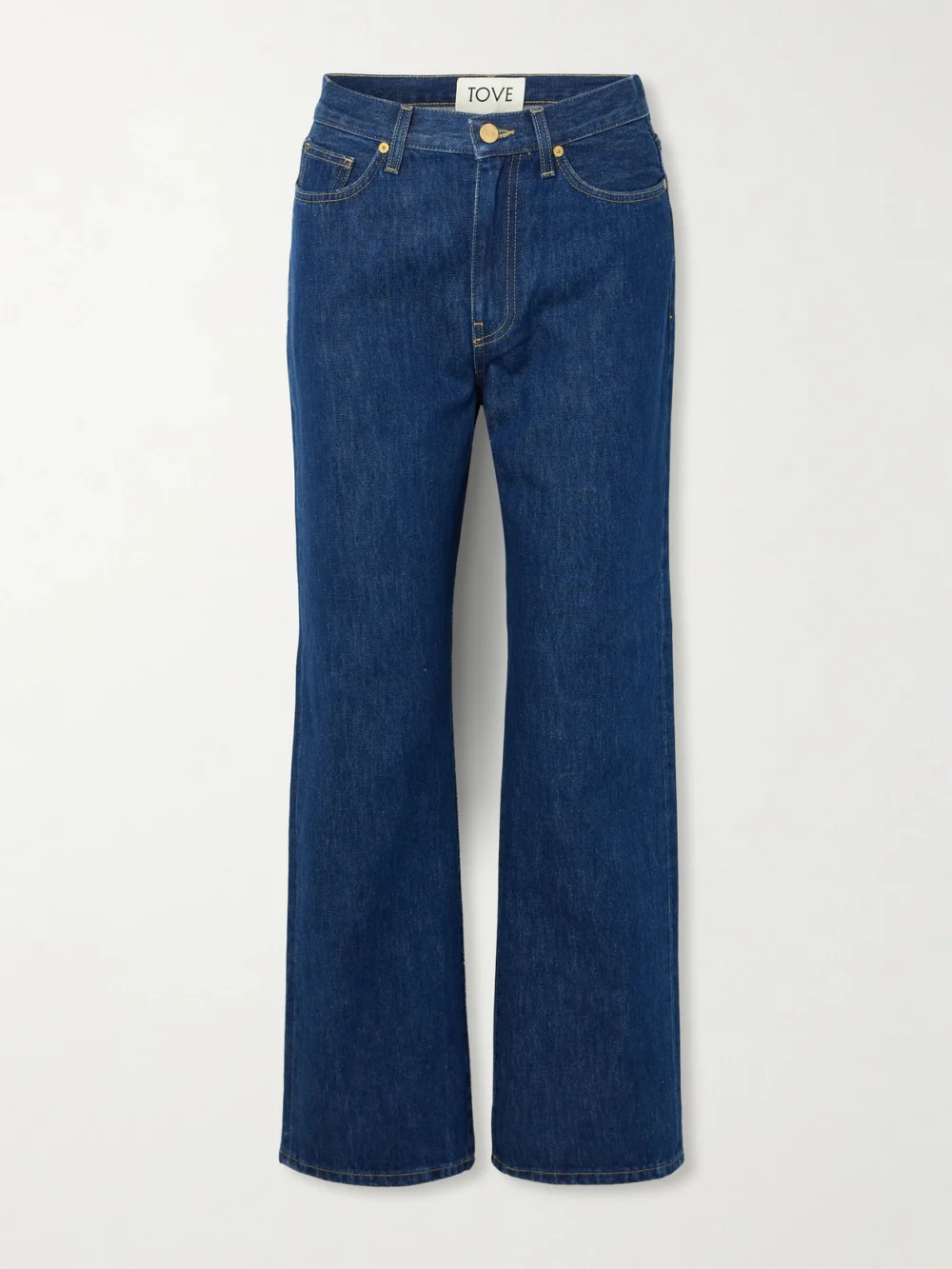 Tove Sade High-rise Straight-leg Recycled Jeans in indigo