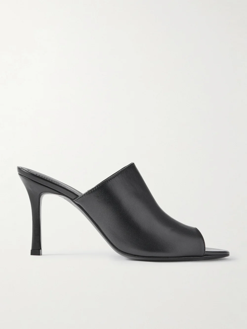 Tove Sarette Leather Mules in black