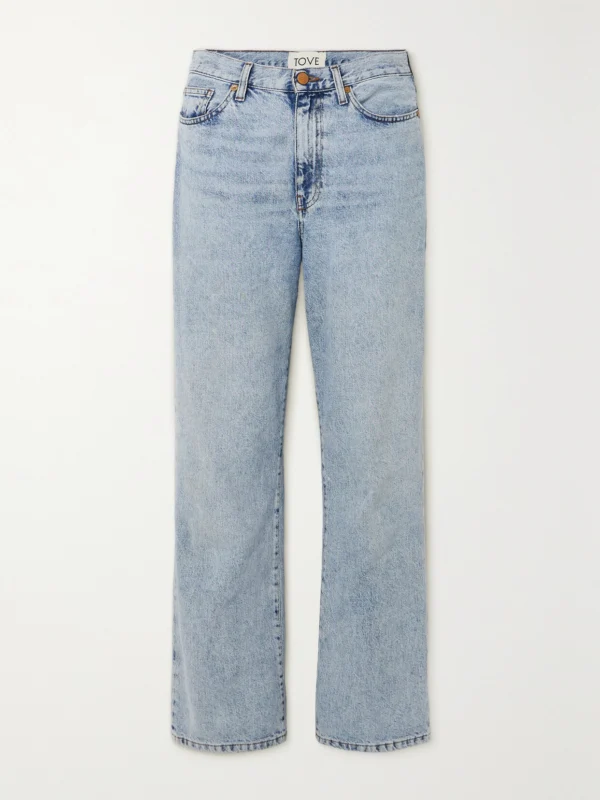 Tove Sofie Mid-rise Wide-leg Recycled Jeans