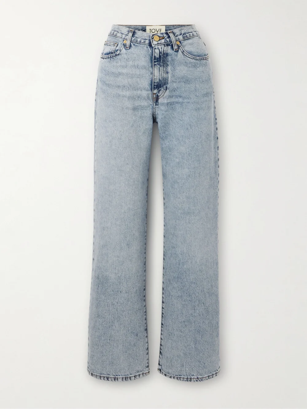 Tove Sofie Recycled Mid-rise Straight-leg Jeans in light blue