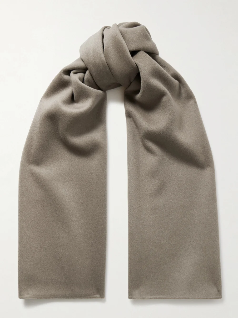 Tove Suri Wool-blend Felt Scarf in gray