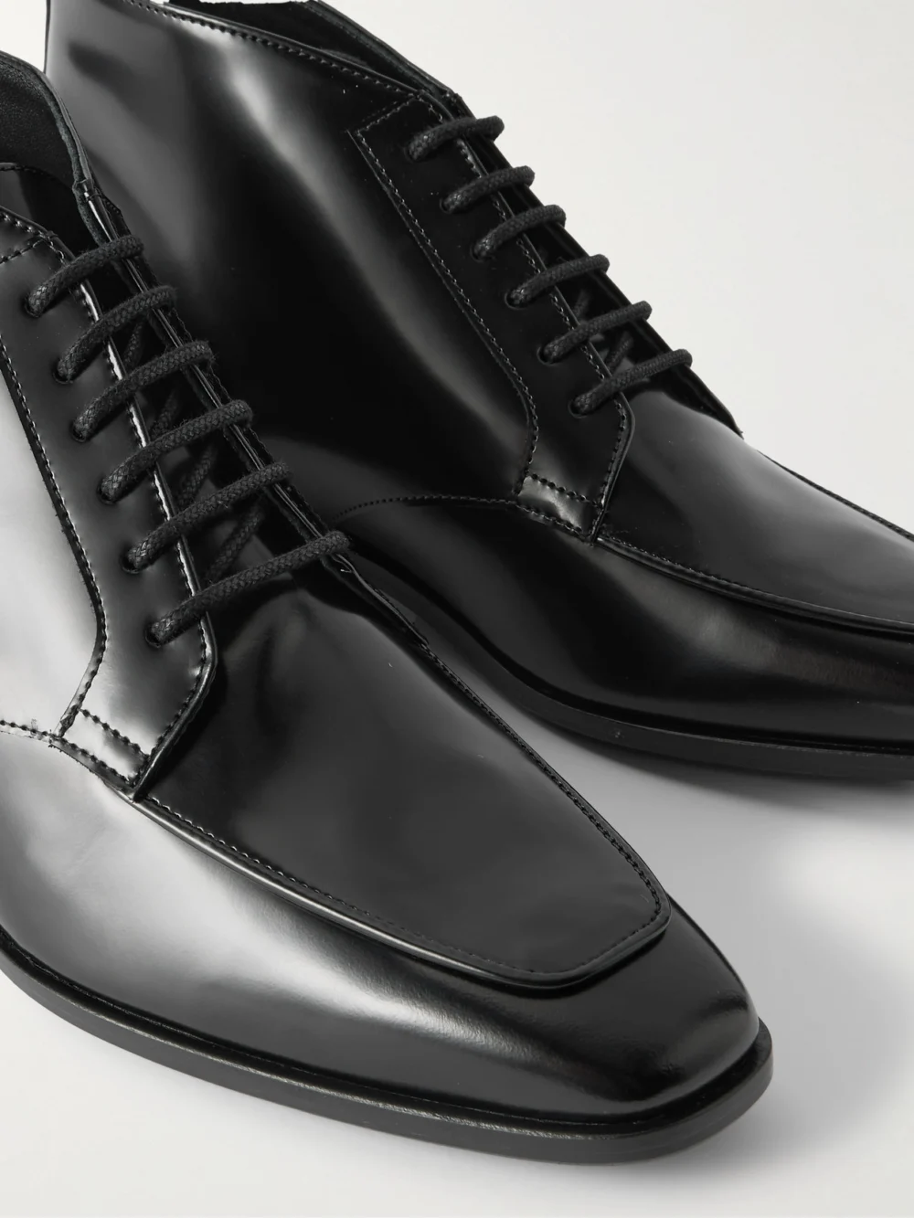 Close-up detail of the Tove Verone Leather Ankle Boots