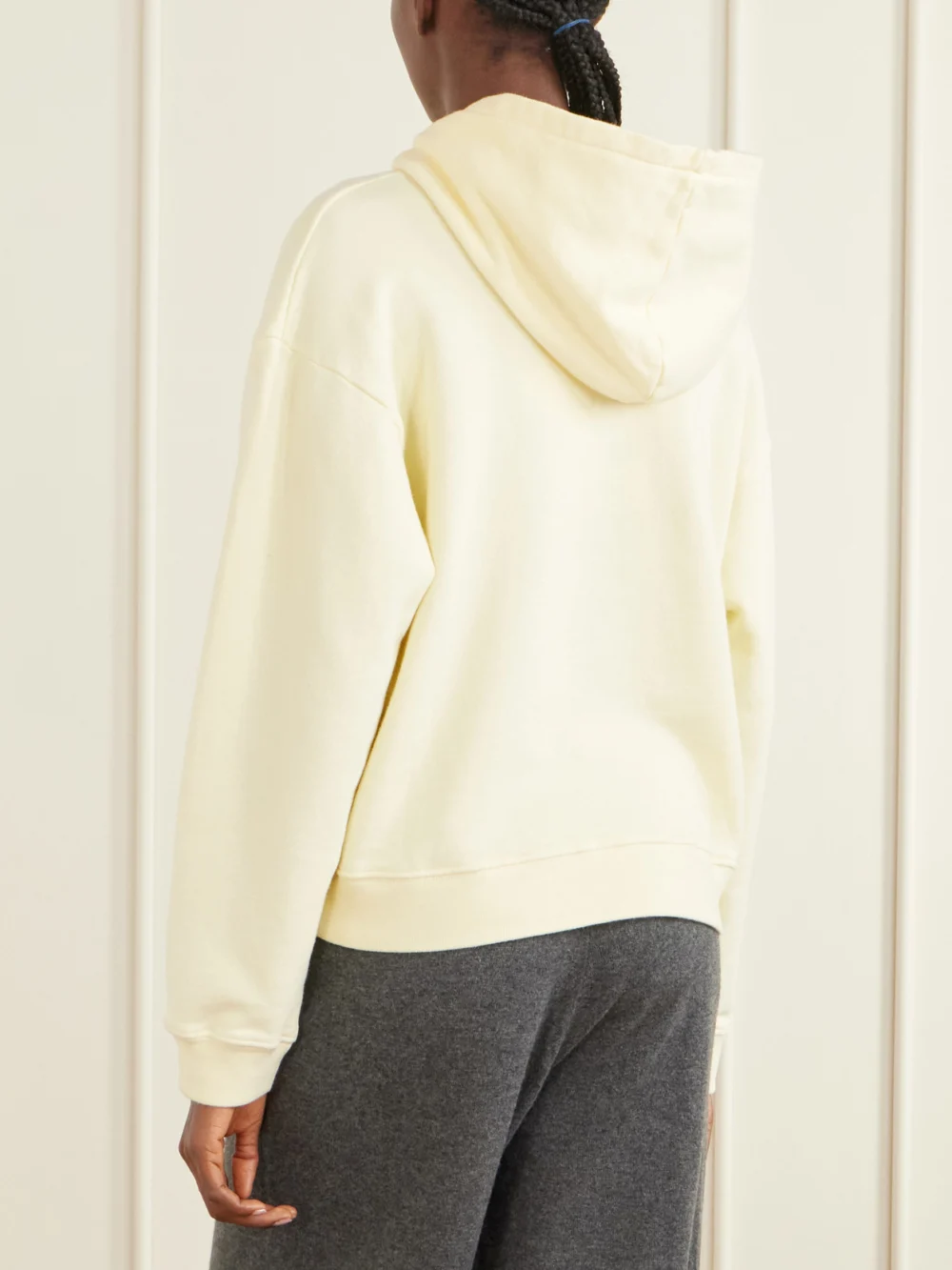 Back view of the Twp Cotton Hoodie