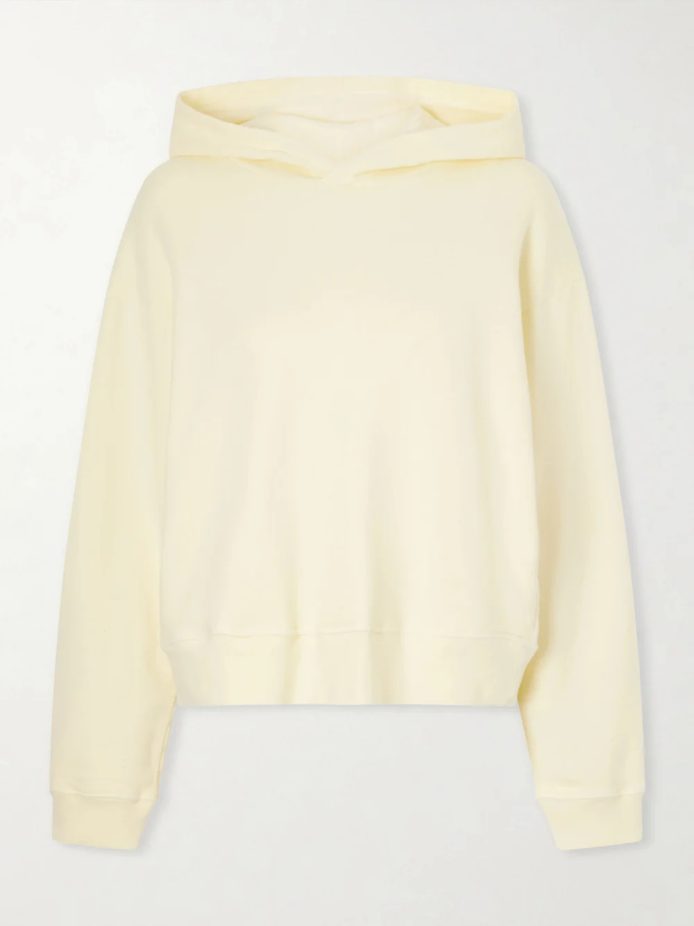 Twp Cotton Hoodie in pastel yellow