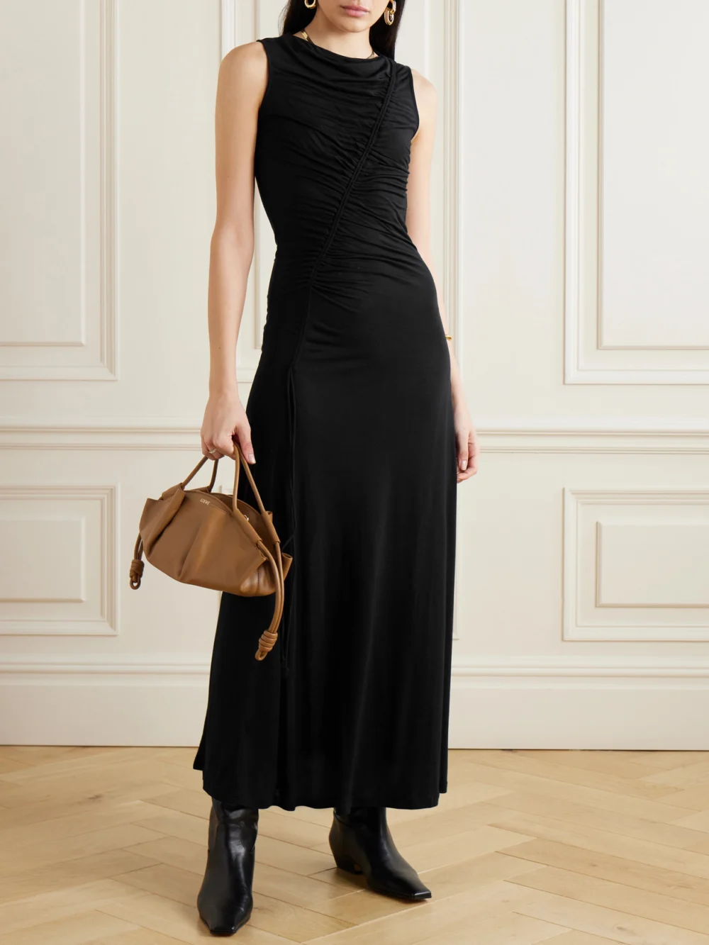 Ulla Johnson Natalia Lyocell-jersey Maxi Dress, worn by a model