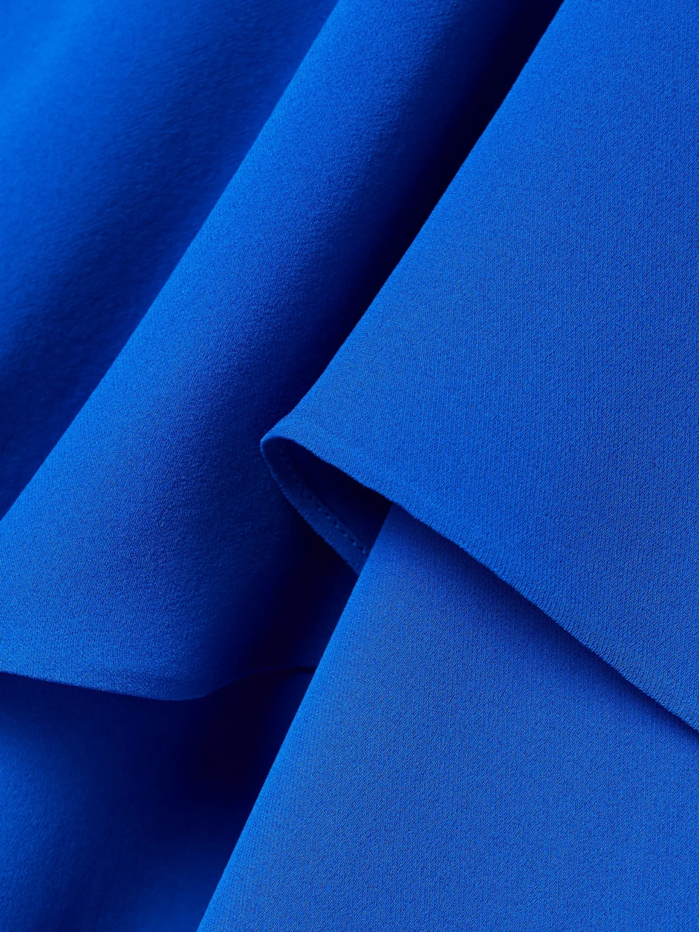 Close-up detail of the Valentino Garavani Cape-effect Silk-georgette Midi Dress
