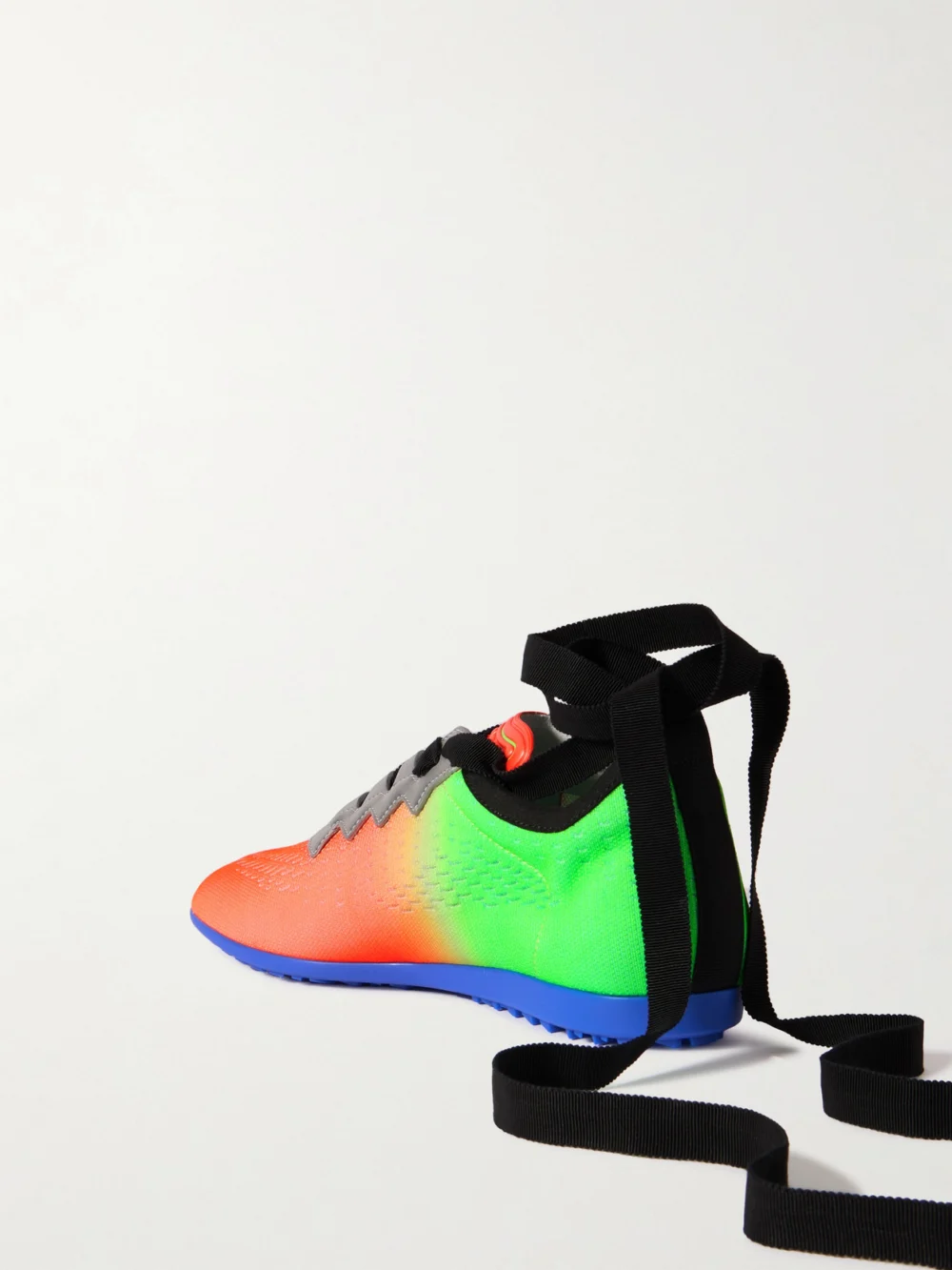 Back view of the Valentino Garavani Chromathon Printed Perforated Leather Sneakers