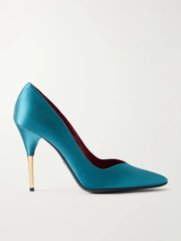 Valentino Garavani Enigme 105 Satin Pumps