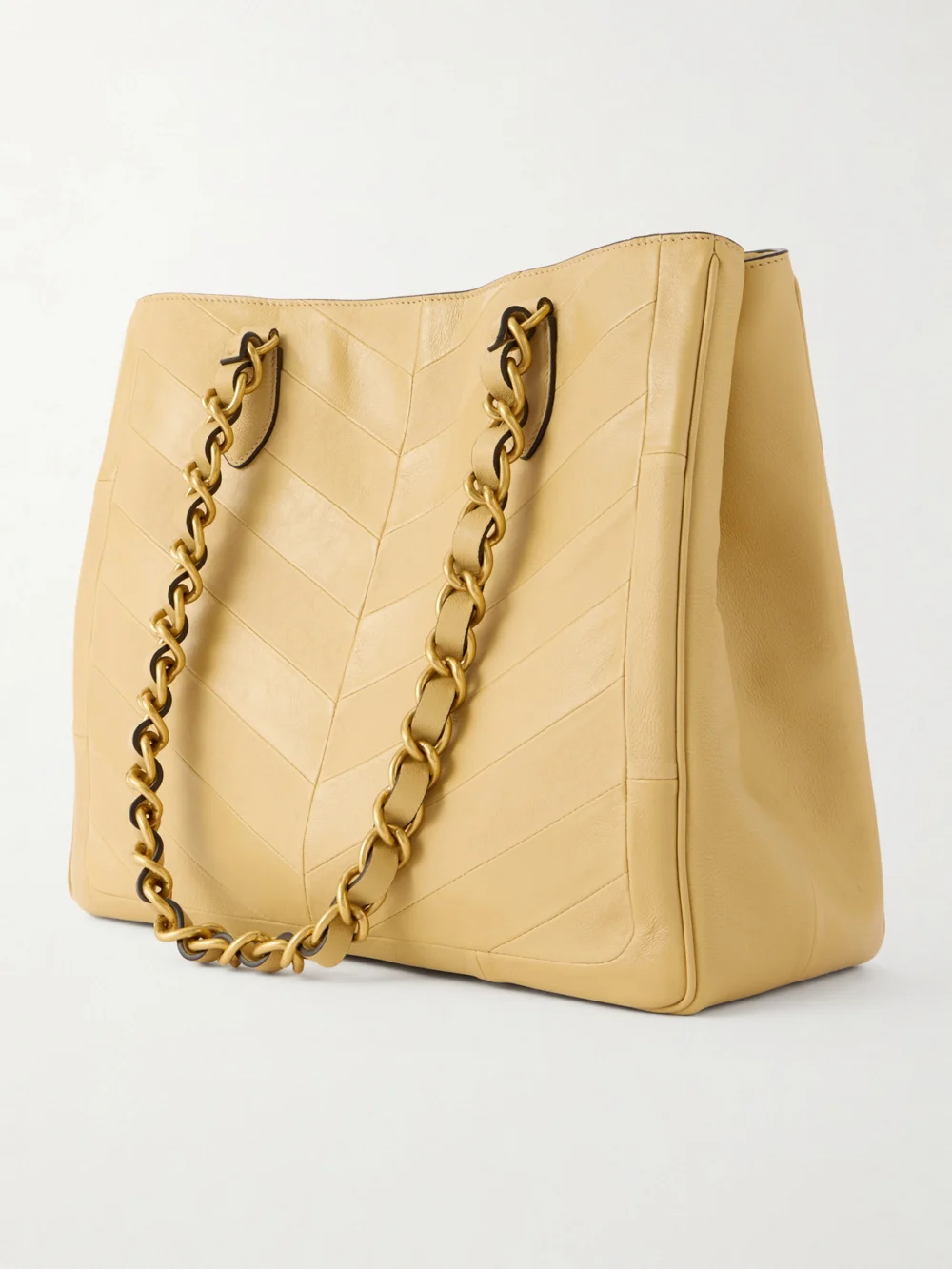 Back view of the Valentino Garavani Jean Paneled Leather Tote